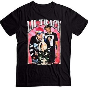 Lil Tracy Photo Graphic T Shirt Music Rap Fan Retro Style Tee 90